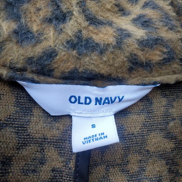 Old Navy Leopard Print Long Line Cardigan Coat, Women's S - Picture 12 of 13